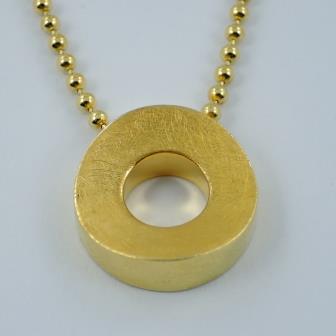 Schmuck Anhänger Silber vergoldet