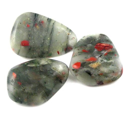 Trommelstein Vulkan-Jaspis Jaspis