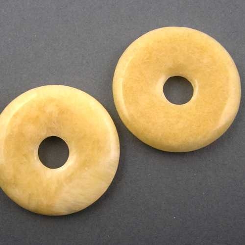 Edelstein - Donut Calcit - Orange
