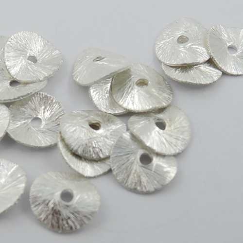 Scheibe Silber 6 mm gebogen VPE: 8 Stück