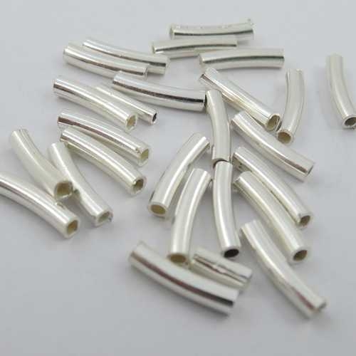 Röhre Silber 10 mm VPE: 4 Stück