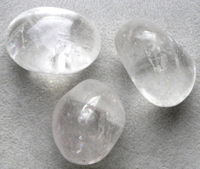 Trommelstein Bergkristall II - Goldgottlieb