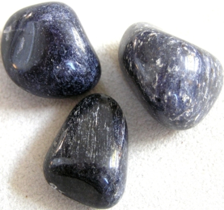 Trommelstein Aventurin blau