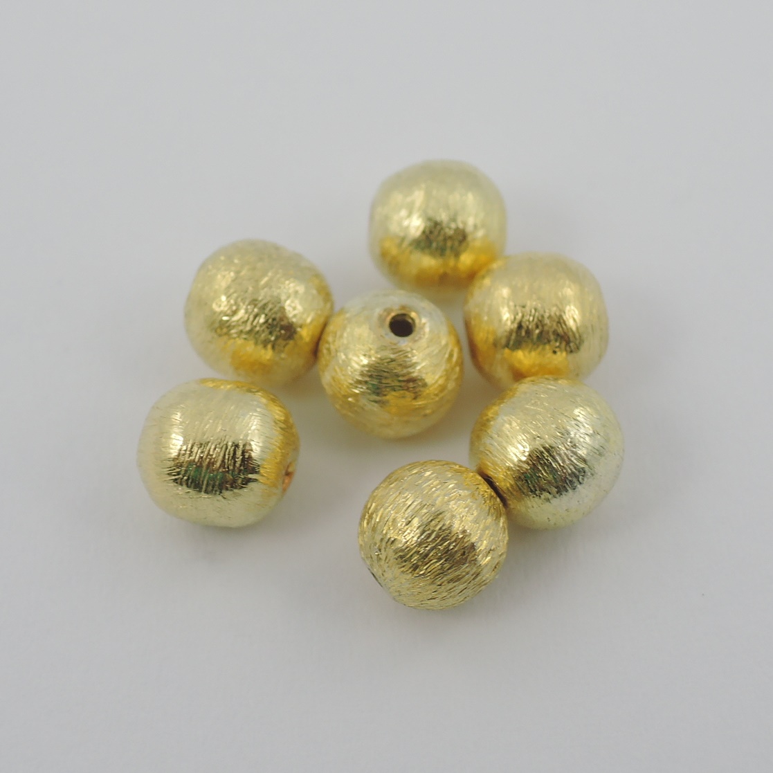 Kugeln, Silber vergoldet 6 mm - Goldgottlieb