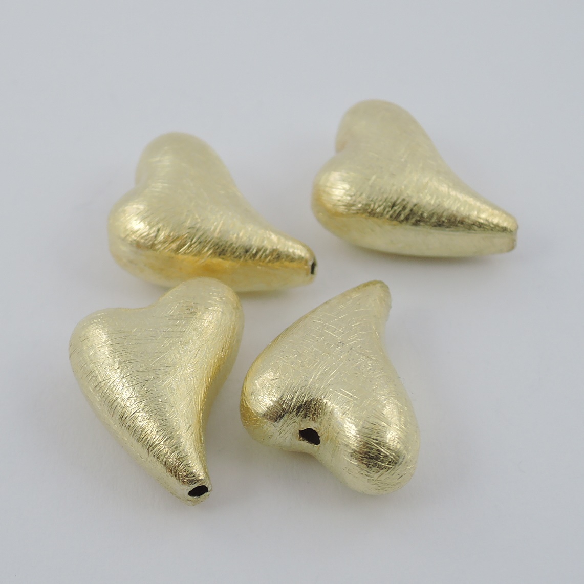 Herz Silber vergoldet 19 x 14 mm - Goldgottlieb