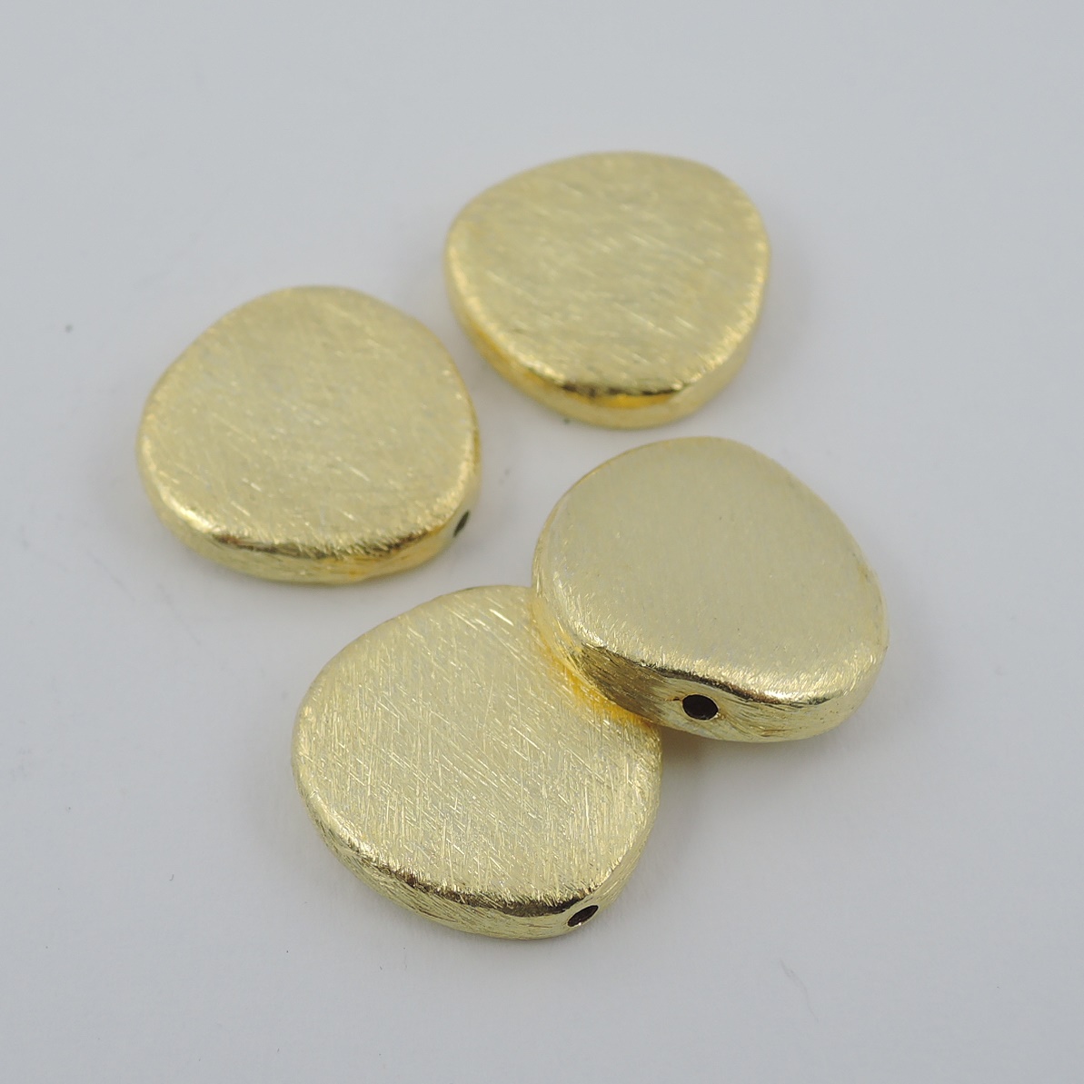 Silberteil vergoldet 16 x 16 mm