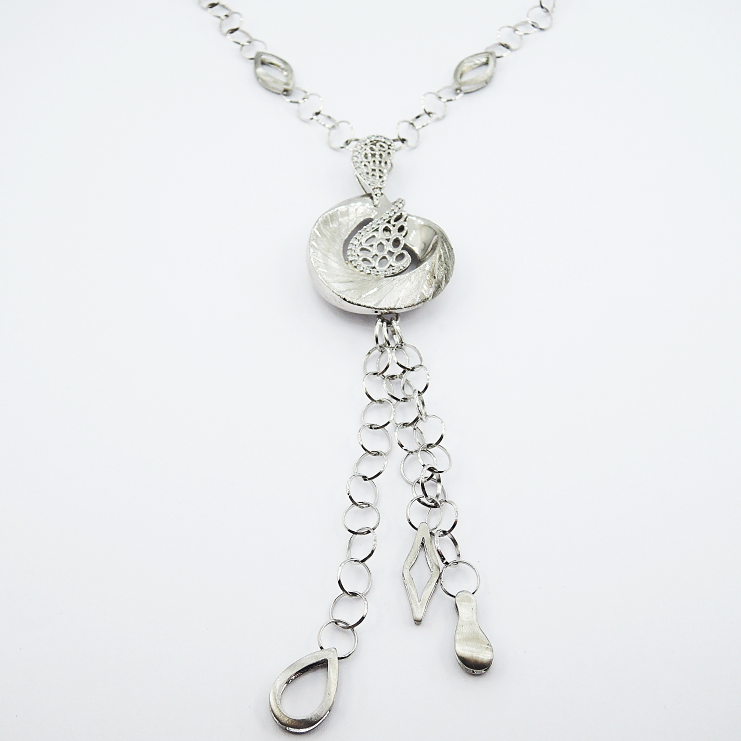 Silberkette Muschel (Collier)