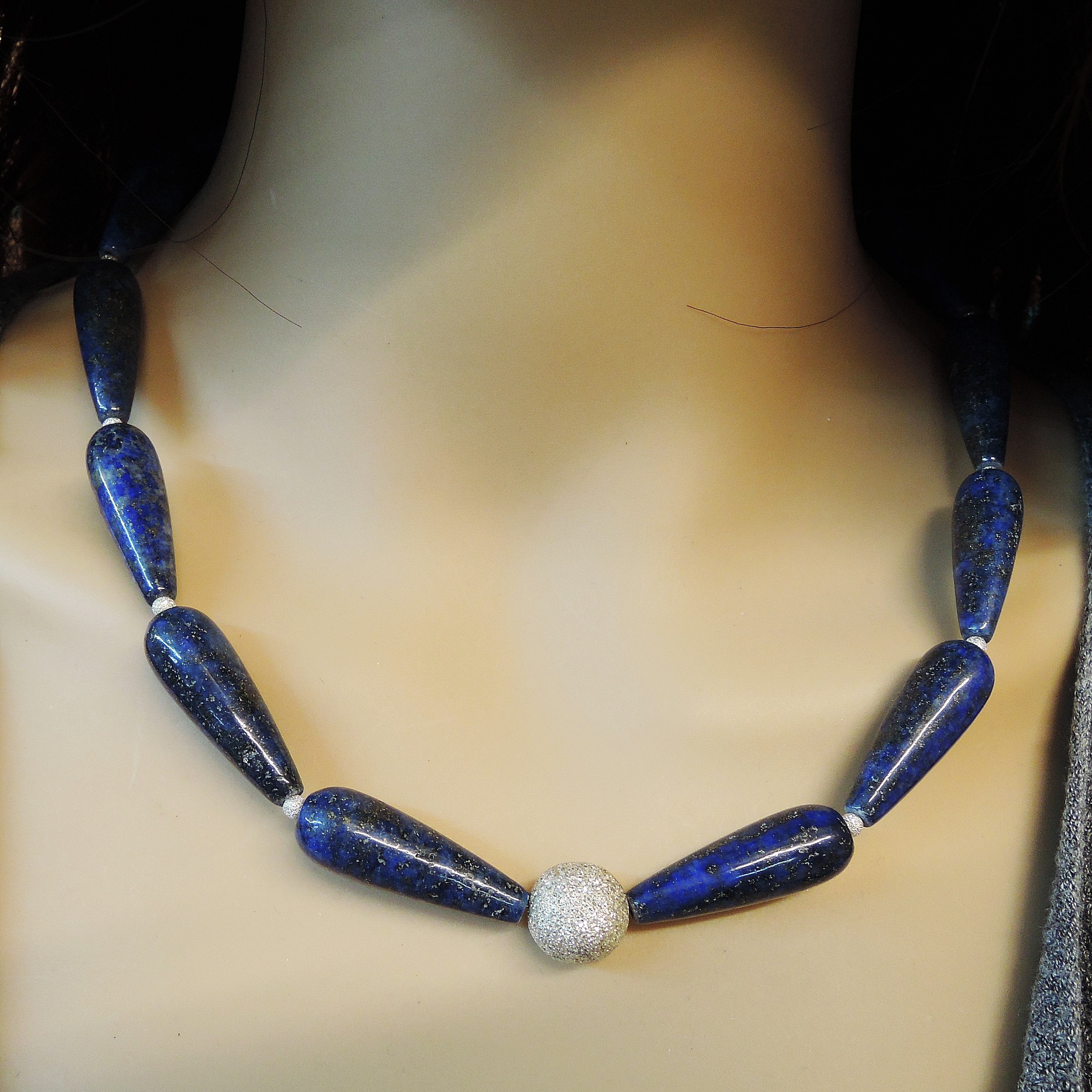 Edelsteinkette Lapis